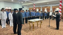 Prosesi pelantikan Pejabat Merangin