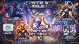 Oktober 2026 ; Layla Collector Gratis dan Promo Diamond 800+.