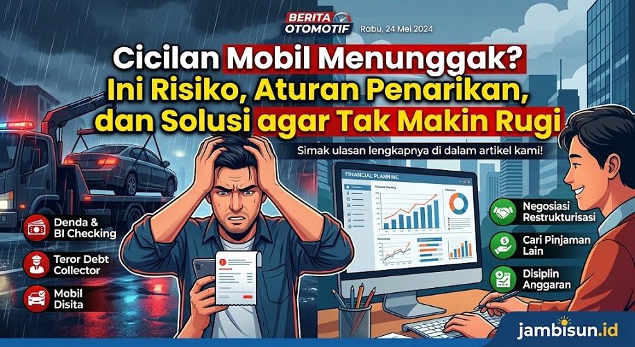 Ilustrasi menunggak cicilan mobil
