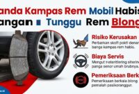 Tanda Kampas rem mobil bermasalah