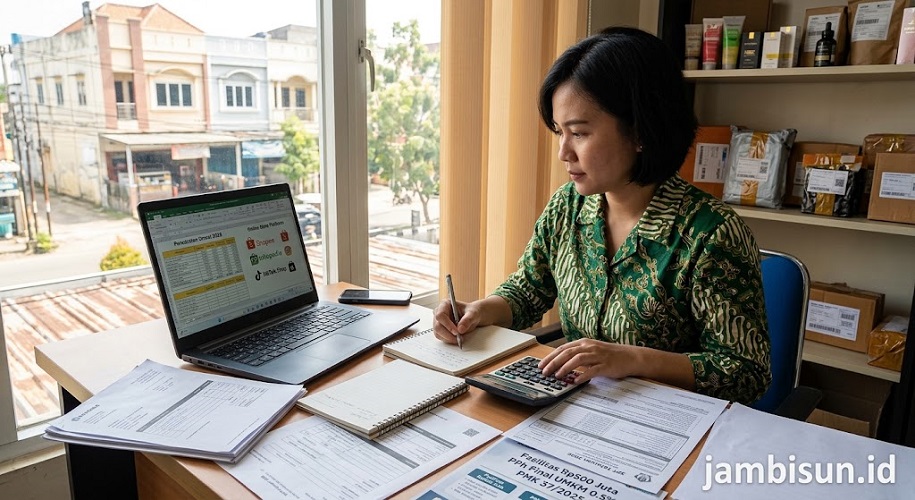 Ilustrasi perhitungan Pajak Dropshipper dan Reseller 2026