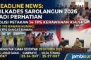Pilkades Sarolangun 2026 Digelar 29 Oktober, Polisi Petakan TPS Rawan dan Siapkan Ratusan Personel