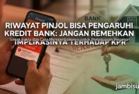 Riwayat gagal bayar poinjol berdampak pada skor kredit
