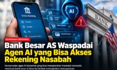 Bank Besar AS Waspadai Agen AI, Bisa Akses Rekening dan Picu Risiko Transfer Uang