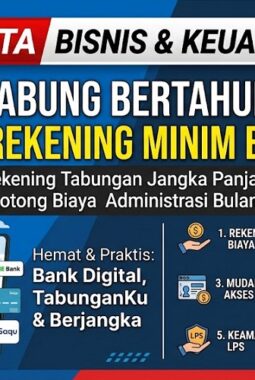 Mau Menabung Bertahun-tahun? Ini Pilihan Rekening Minim Biaya Admin