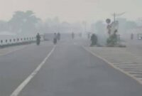 Kabut asap di Sarolangun