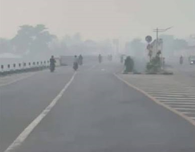Kabut asap di Sarolangun