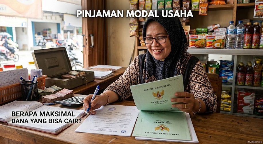 Ilustrasi jumlah pinjaman yang didapat dengan anggunan sertifikat rumah
