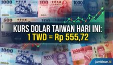 Nilai Tukar dolar Taiwan ke Rupiah hari ini