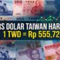 Nilai Tukar dolar Taiwan ke Rupiah hari ini