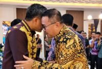 Walikota Sungai Penuh, Alfin saat hadiri Kenal Pamit Kapolda Jambi