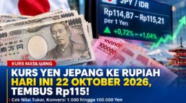 Nilai tukar rupiah terhadap yen hari ini