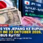 Nilai tukar rupiah terhadap yen hari ini